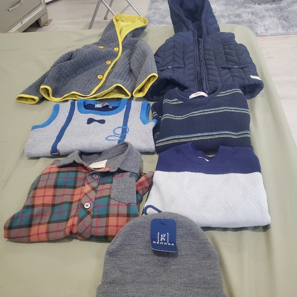 Stylish and Cozy 2T-3T Toddler Boys' Clothing Bundle Perfect for Fall and Winter - Picture 12 of 12